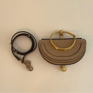 Chloe Nile Minaudiere beige